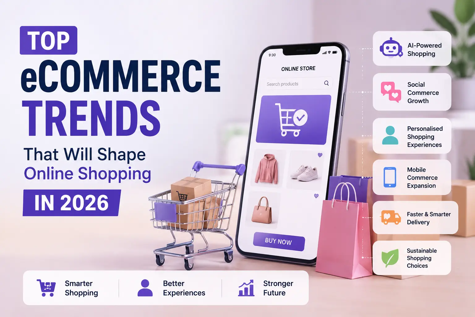 Top eCommerce Trends That will Shape Online Shopping in 2026