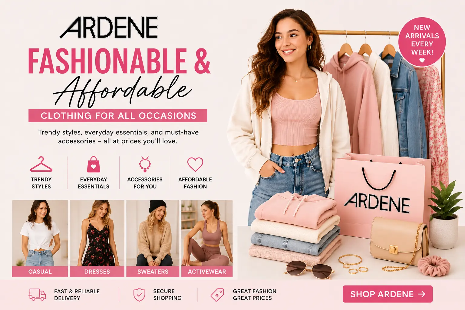 Ardene: Fashionable and Affordable Clothing for All Occasions