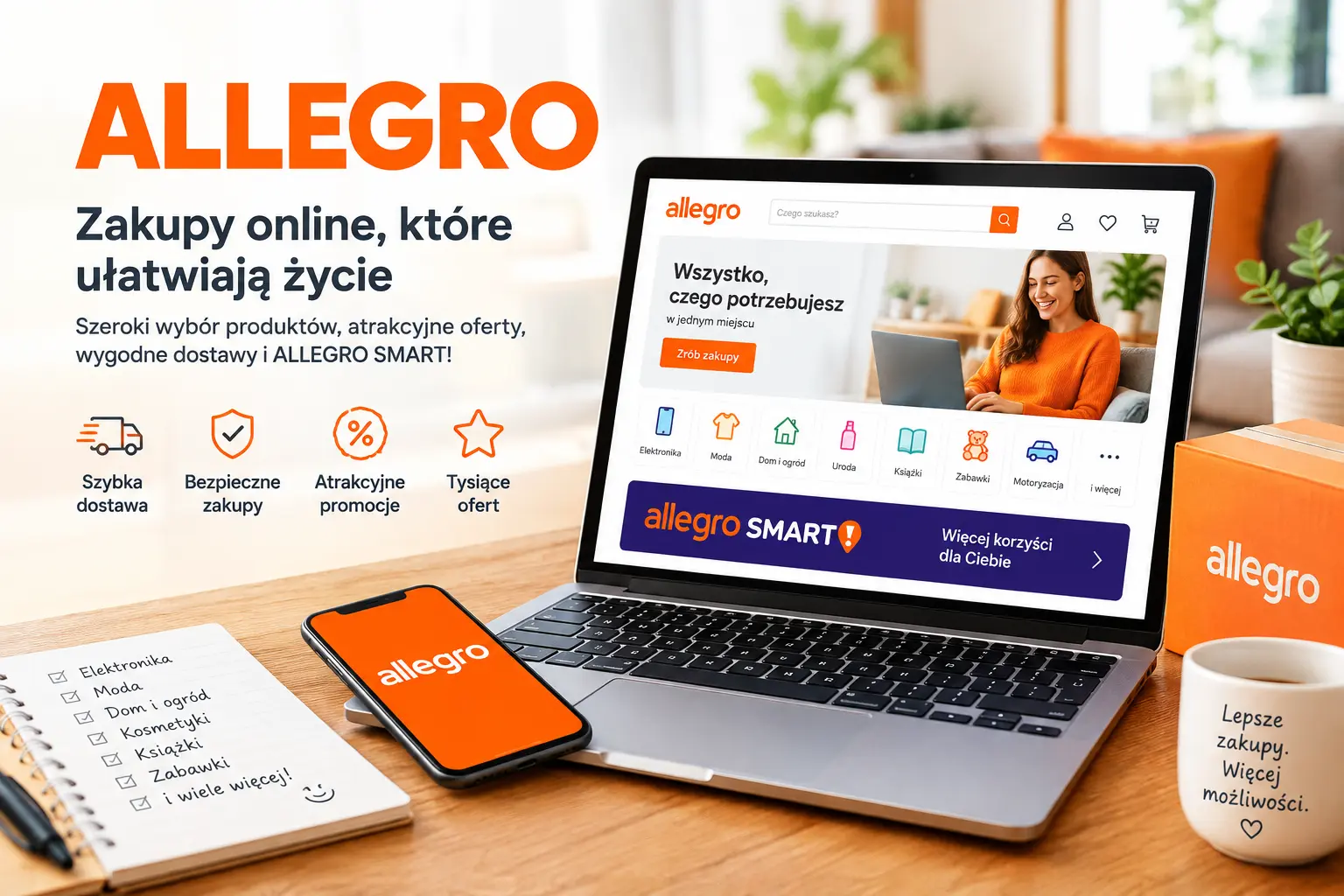 ALLEGRO – nowoczesne zakupy online, wygoda i szeroki wybór