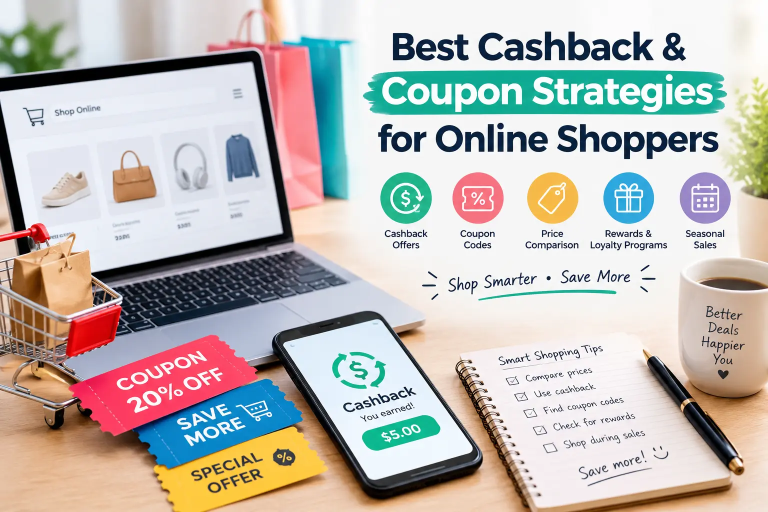 Best Cashback and Coupon Strategies for Online Shoppers