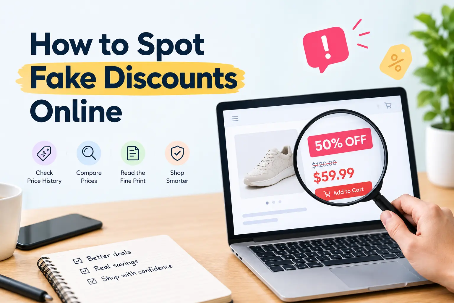 How to Spot Fake Discounts Online